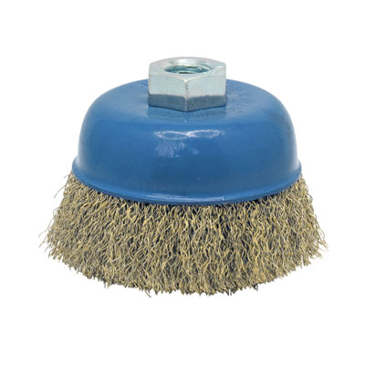 Cepillo copa alambre rizado 125mm