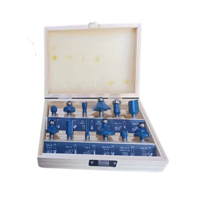 Juego de 12 fresas de router fresadora 6.35mm para madera