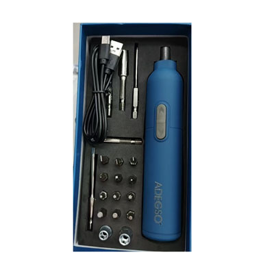 Atornillador con bateria de litio Hexagonal 4v con puntas