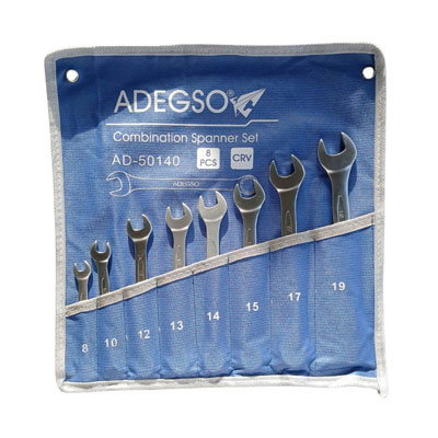 Juego de llaves combinadas 8 Piezas en estuche