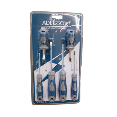 Juego de destornilladores 6 Piezas Phillips Plano