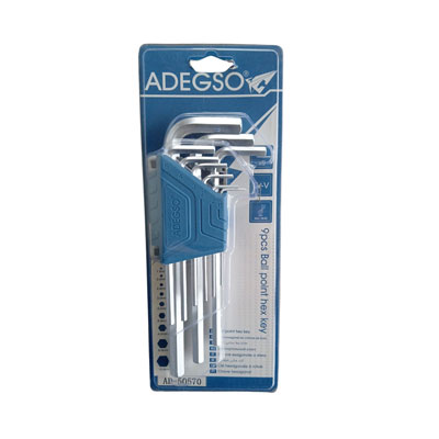 Juego de llaves Hexagonales Largas 1.5-10mm 9 Piezas