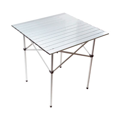 Mesa Plegable De Aluminio C/Tapa 70 X 70 X 70 Cm