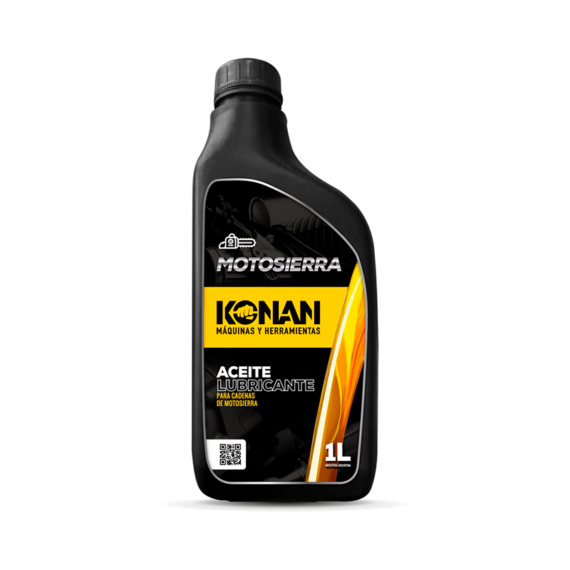 Aceite - Lubricante para Cadenas de Motosierra x 1 Lts. 10926 Konan -  Morano Máquinas y Herramientas
