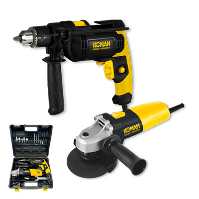 Combo Kit Taladro 750W + Amoladora 720W