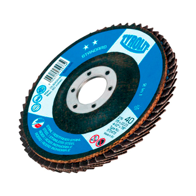 Disco Flap STANDARD Convexo Fibra 115 Grano 40
