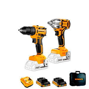 Kit Llave de impacto 10mm 21V + Taladro de impacto 13mm 21V